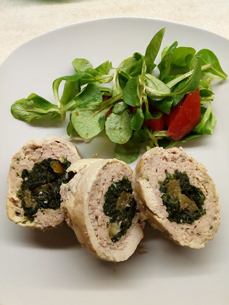 ricetta salata pollo spinaci limoni caramellati divi conserve bitonto bari puglia italia